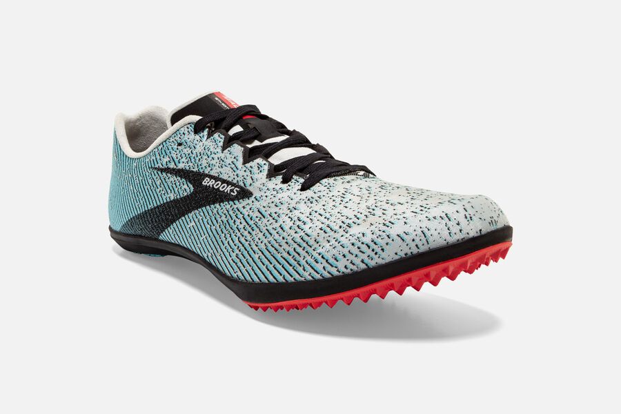 Brooks Mach 19 Spikeless Spikes Shoes - Mens - Grey/Black - MY7561920